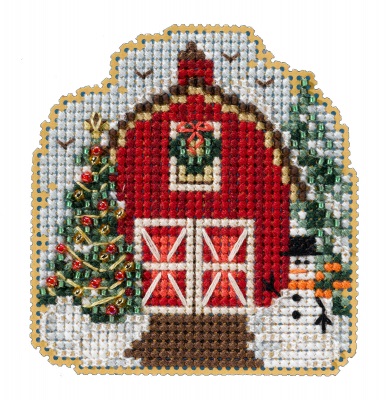 click here to view larger image of Winter Barn (2022) (counted cross stitch kit)