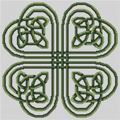 click here to view larger image of 4 Leaf Wrap Clover (chart)