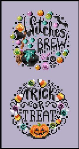 click here to view larger image of Witches Brew Ornaments (chart)
