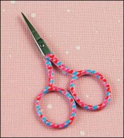 click here to view larger image of Red and Pink Hearts Embroidery Scissors (accessory)