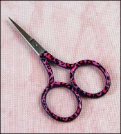 click here to view larger image of Pink Leopard Embroidery Scissors (accessory)