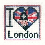 click here to view larger image of I Love London (counted cross stitch kit)