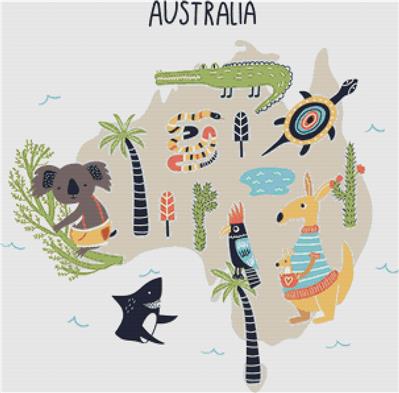 click here to view larger image of Australian Animals (chart)