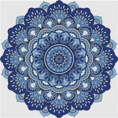 click here to view larger image of Blue Boho Mandala (chart)