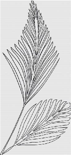 click here to view larger image of Botanical Leaves (chart)