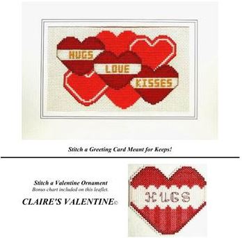 click here to view larger image of For My Valentine with bonus Claire's Valentine (chart)