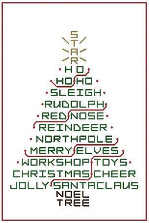 click here to view larger image of Stitch N Search Christmas Tree (chart)