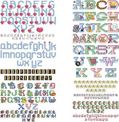 click here to view larger image of Alphabets and More (chart)