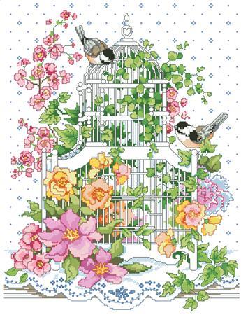 click here to view larger image of Blossoming Bird Cage (chart)