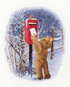 click here to view larger image of Christmas Post (counted cross stitch kit)