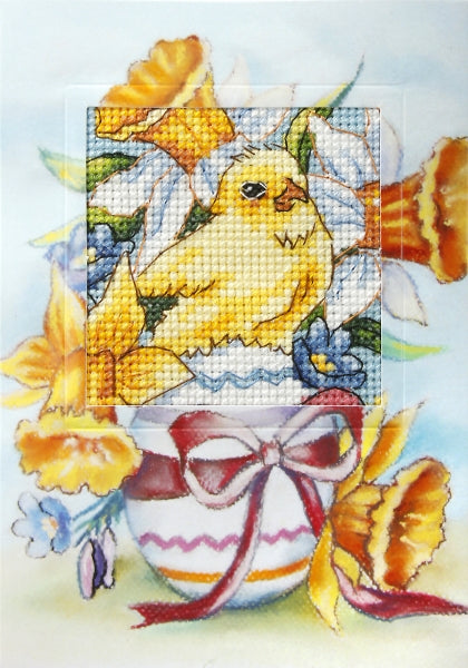 click here to view larger image of Card - Easter (counted cross stitch kit)