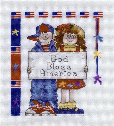 click here to view larger image of God Bless America - Marilyn Boley (chart)