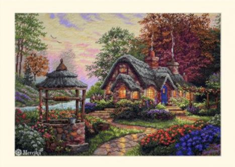 click here to view larger image of Make a Wish Cottage (counted cross stitch kit)
