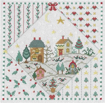 click here to view larger image of Snow Village Quilt (chart)