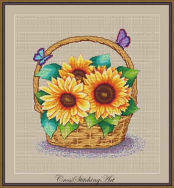 click here to view larger image of Sunny Basket (chart)