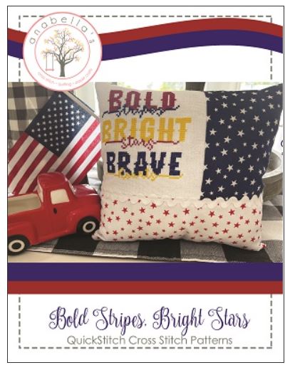 click here to view larger image of Bold Stripes Bright Stars Brave Hearts (chart)