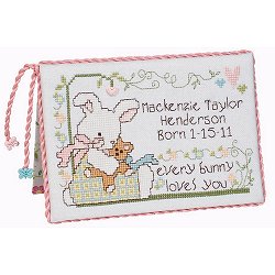 click here to view larger image of Quick Stitch - Lil Bunny Birth Sampler (chart)