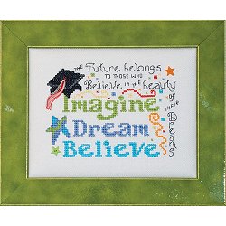 click here to view larger image of Quick Stitch - Believe in Your Dreams (chart)