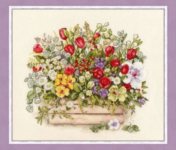 click here to view larger image of Bright Summer (counted cross stitch kit)