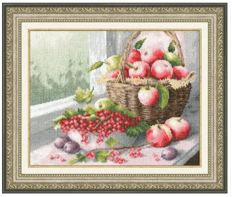 click here to view larger image of Apple Feast Day  (counted cross stitch kit)