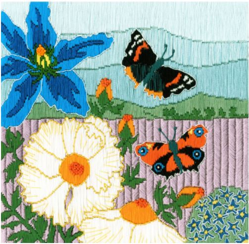 click here to view larger image of Butterfly Meadow (counted cross stitch kit)