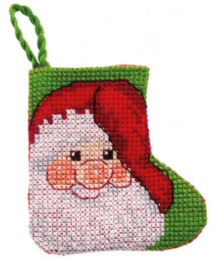 click here to view larger image of Santa Claus Ornament (counted cross stitch kit)