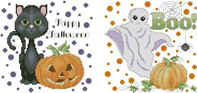 click here to view larger image of Halloween Pals (chart)