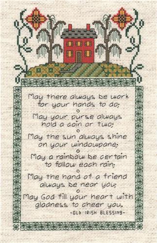 click here to view larger image of Irish Sampler (counted cross stitch kit)