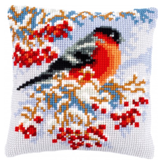 click here to view larger image of Goldfinch in Winter (counted cross stitch kit)