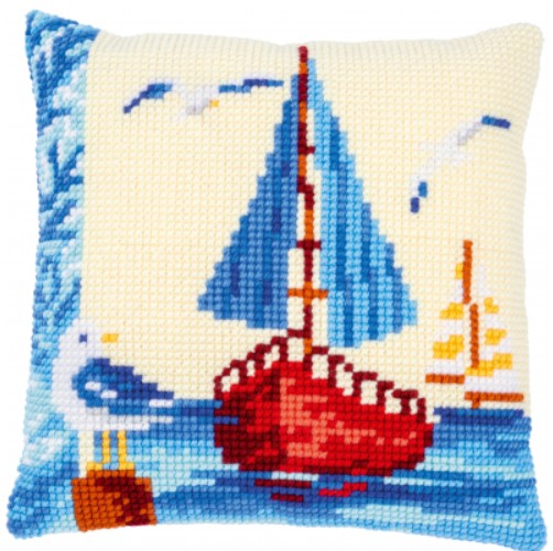 click here to view larger image of Sailboat (counted cross stitch kit)