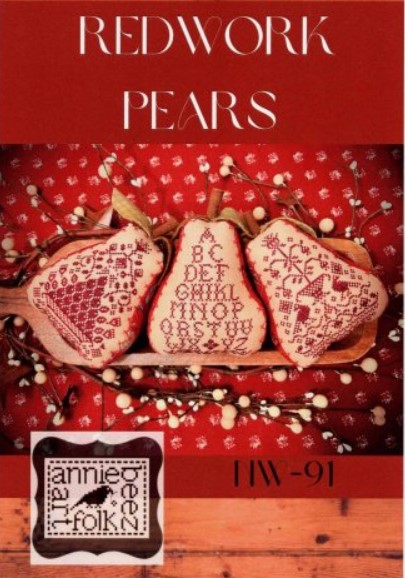 click here to view larger image of Redwork Pears (chart)