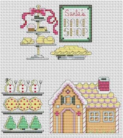 click here to view larger image of Holiday Bake Shoppe Ornaments (chart)