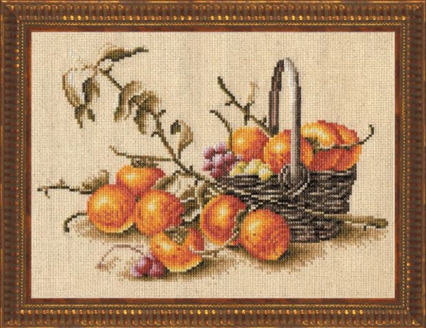 click here to view larger image of Persimmons (counted cross stitch kit)