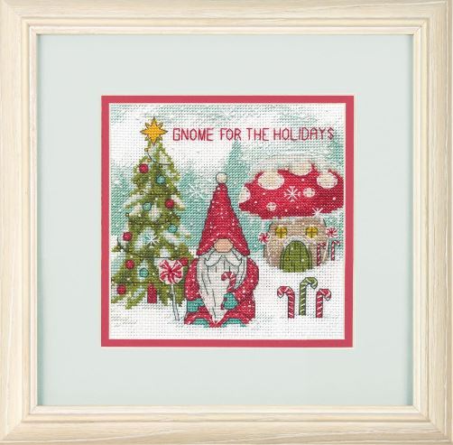 click here to view larger image of Gnome for the Holidays (counted cross stitch kit)
