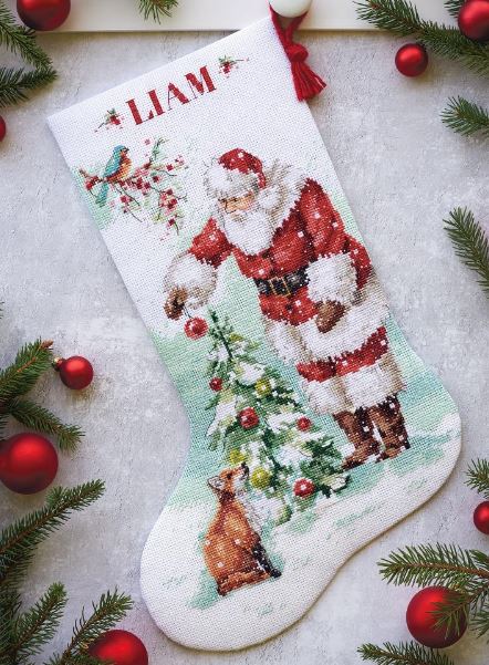 click here to view larger image of Magical Christmas Stocking (counted cross stitch kit)