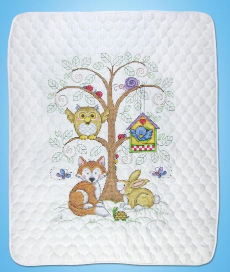 click here to view larger image of Babys Forest (stamped cross stitch kit)