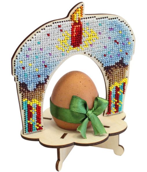 click here to view larger image of  Easter Egg Holder - Easter Cake  (bead kit)