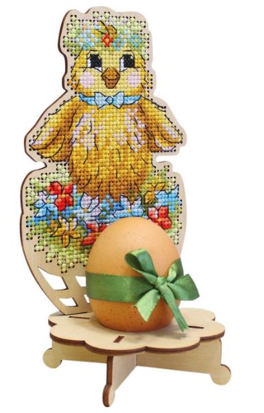 click here to view larger image of Easter Egg Holder - Chick (bead kit)