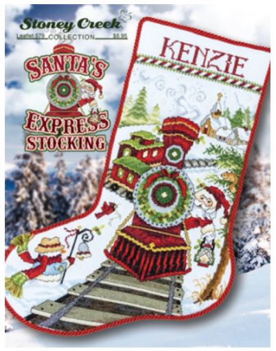 click here to view larger image of Santas Express Stocking Leaflet (chart)
