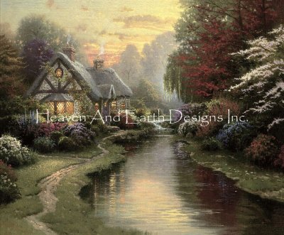click here to view larger image of Quiet Evening, A/Mini - Thomas Kinkade (chart)