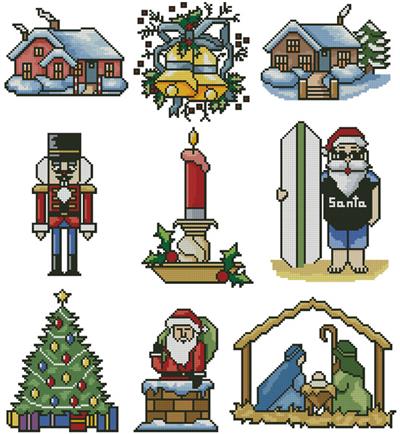 click here to view larger image of Sew Little Stitches Christmas Collection 3 (Large) (chart)
