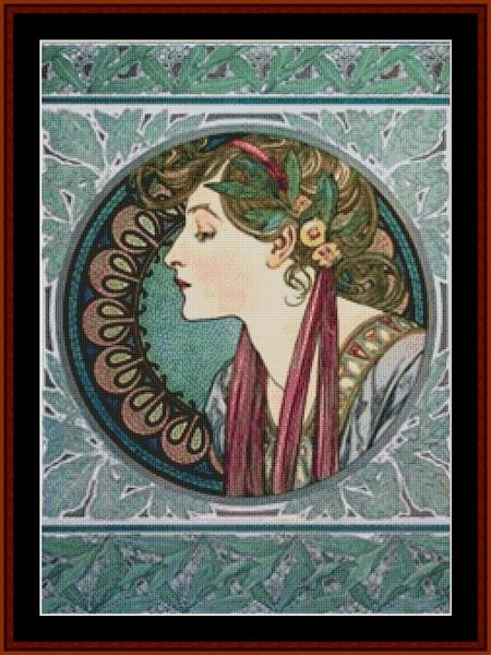 click here to view larger image of Laurel 1901 - Alphonse Mucha (chart)