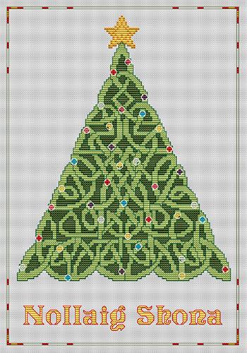 click here to view larger image of Irish Christmas Knot Tree (chart)