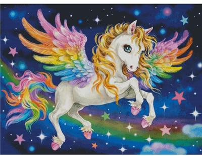 click here to view larger image of Cute Rainbow Pegasus (chart)