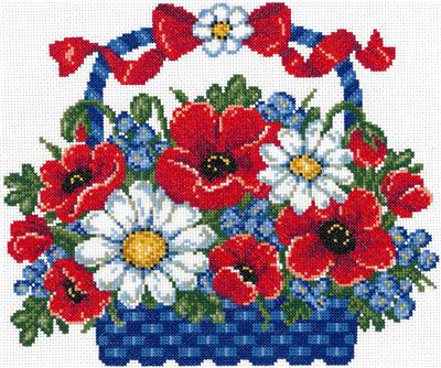 click here to view larger image of Patriotic Bouquet - Ursula Michael (chart)