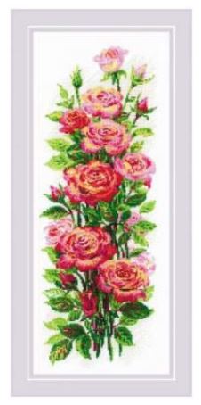 click here to view larger image of July Roses (counted cross stitch kit)