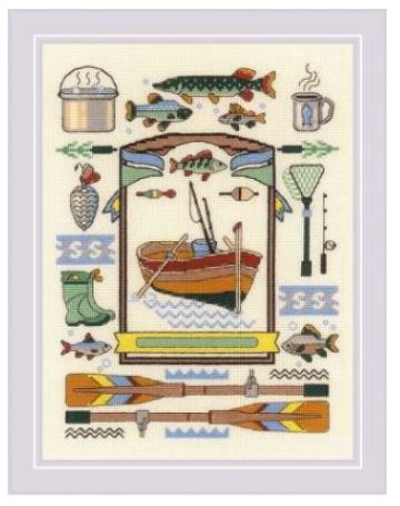 click here to view larger image of Good Catch (counted cross stitch kit)