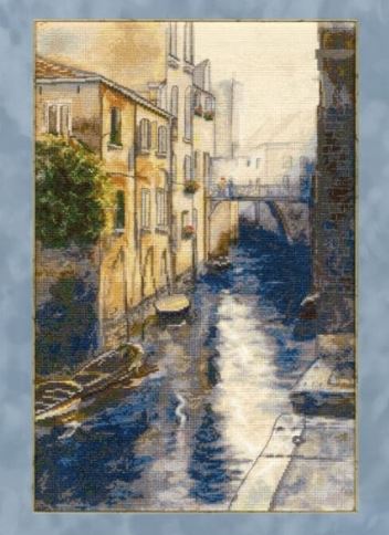 click here to view larger image of Sunrise in Venice (counted cross stitch kit)