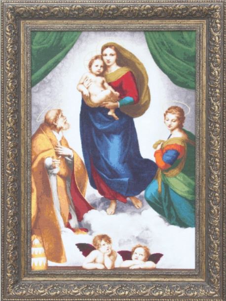 click here to view larger image of Sistine Madonna, The (counted cross stitch kit)
