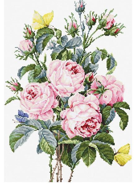click here to view larger image of Bouquet of Roses (counted cross stitch kit)